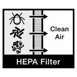 HEPA-Abluftfilter sorgt für saubere Lut