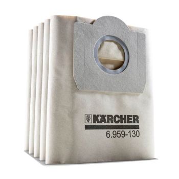 Kärcher Papierfiltertüten für Mehrzwecksauger WD, MV, A (5 Stk.) 6.959-130.0