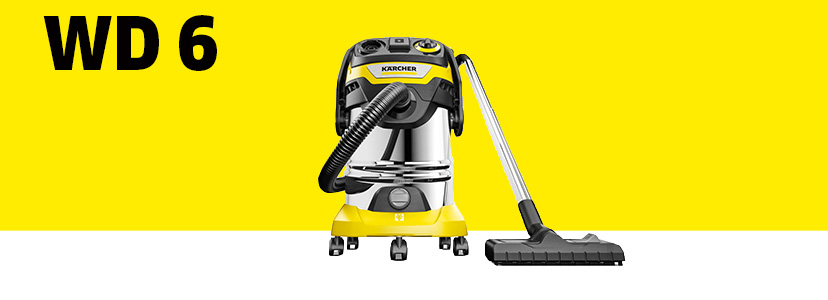 The powerful and versatile WD 6 Premium from Karcher: the perfect solution  for cleaning any surface 