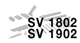 Accessories for SV 1802, SV 1902