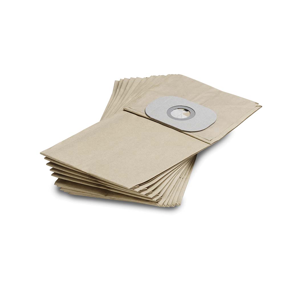 Kärcher Sacs filtrants en papier pour T 191, 10 pièces
