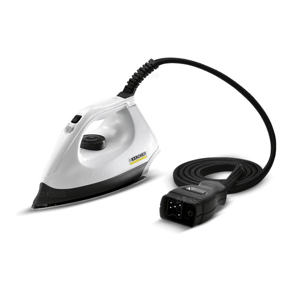 White/Grey Steam Iron with Stainless-Steel Soleplate 