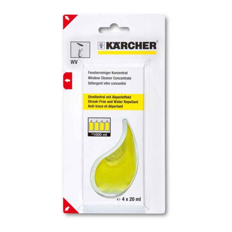 Kärcher Glass Cleaning Concentrate 4 x 20 ml